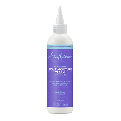 SheaMoisture, Scalp Moisture Cream, Aloe Butter, 4 Fl Oz (118 Ml) - Bellso